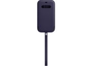 Etui APPLE iPhone 12 Pro Max Cuir violet MagSafe
