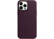 Coque APPLE iPhone 13 Pro Max Cuir bordeaux MagSafe