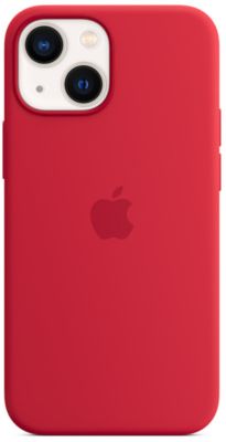 Coque APPLE iPhone 13 mini Silicone rouge MagSafe