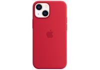 Coque APPLE iPhone 13 mini Silicone rouge MagSafe