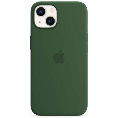 Coque APPLE iPhone 13 Silicone vert MagSafe