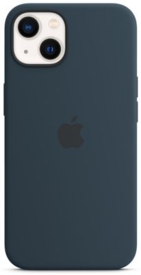 Coque APPLE iPhone 13 Silicone anthracite MagSafe
