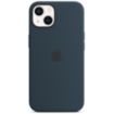 Coque APPLE iPhone 13 Silicone bleu nuit MagSafe