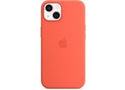 Coque iPhone 13 Silicone Orange Magsafe