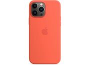 Coque APPLE iPhone 13 Pro Max Silicone Orange Magsaf