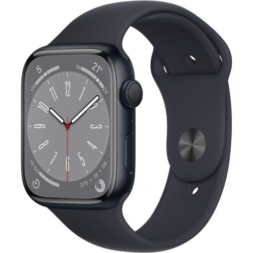 Montre connect e APPLE WATCH Serie 8 45MM Aluminium Minuit