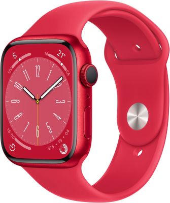 Montre connectée APPLE WATCH 45MM Alu/(PRODUCT)RED Series 8 Reconditionné