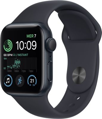 Montre connectée APPLE WATCH SE 40MM Alu/Minuit 2022