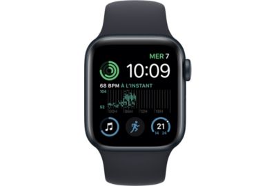 Acheter un modèle Apple Watch SE GPS, Boîtier en aluminium minuit de 40 mm,  Bracelet Sport Pride Edition - S/M - Apple (FR)