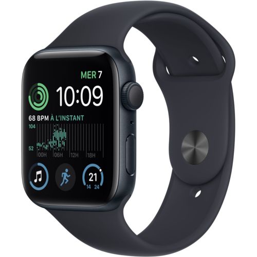 Montre connect e APPLE WATCH SE 44MM Alu Minuit 2022 Reconditionn