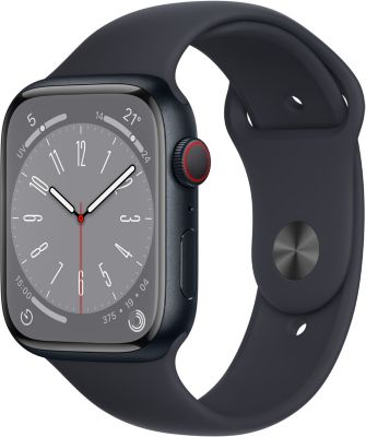 Montre connectée APPLE WATCH Serie 8 Cellular 45MM Aluminium /Minuit Reconditionné
