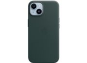 Coque APPLE iPhone 14 Cuir Vert Foret MagSafe