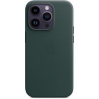 Coque APPLE iPhone 14 Pro Cuir Vert Foret MagSafe