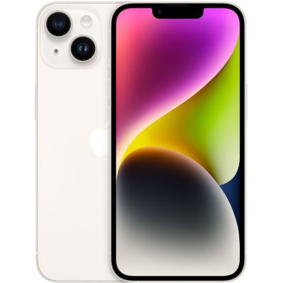 Location Smartphone Apple iPhone 14 Lumiere Stellaire 128Go 5G Reconditionné Grade C