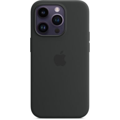 Coque APPLE iPhone 14 Pro Silicone Minuit MagSafe