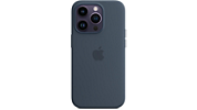 Coque APPLE iPhone 14 Pro Silicone Bleu MagSafe