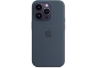 Coque APPLE iPhone 14 Pro Silicone Bleu MagSafe