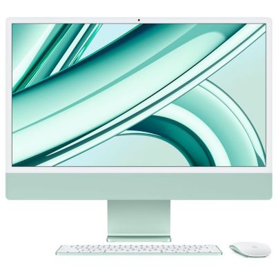 Location Ordinateur Apple IMAC 24' M3 8GB 512GB 10C GPU Vert Reconditionné Grade B