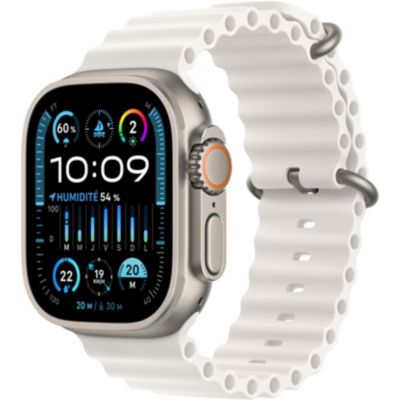 Location Montre connectée Apple watch 49MM Tita/Bouc Ocean Blanc Ultra 2 Cell