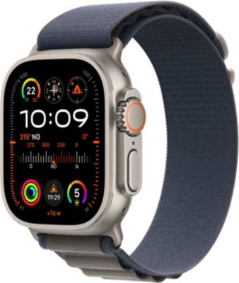 Montre connectée APPLE WATCH Ultra 2 49MM Titane/Boucle Alpine Bleu L