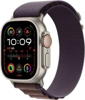 Montre connectée APPLE WATCH Ultra 2 Cellular 49MM Titane/Boucle Alpine Indigo S