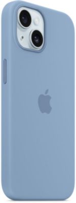Coque APPLE iPhone 15 MagSafe silicone Bleu d'hiver