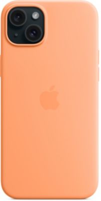 Coque APPLE iPhone 15 Plus MagSafe Sorbet orange