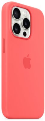 Coque APPLE iPhone 15 Pro MagSafe silicone Goyave