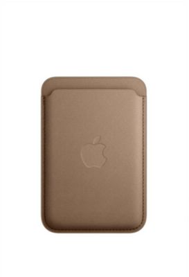 Porte-cartes APPLE Porte carte MagSafe Tissu fin Taupe