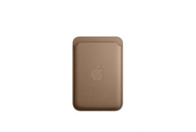 Porte-cartes APPLE Porte carte MagSafe Tissu fin Taupe