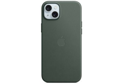 Coque APPLE iPhone 15 Plus MagSafe tissu Chene vert