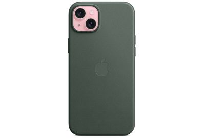 Coque APPLE iPhone 15 Plus MagSafe tissu Chene vert