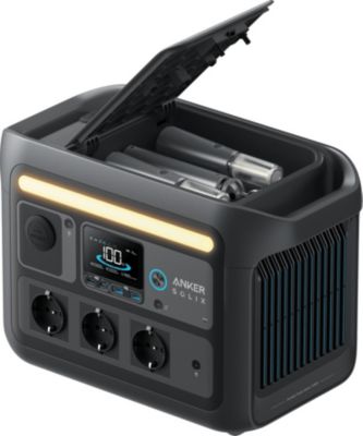 Batterie nomade ANKER SOLIX C800X avec lampe de camping