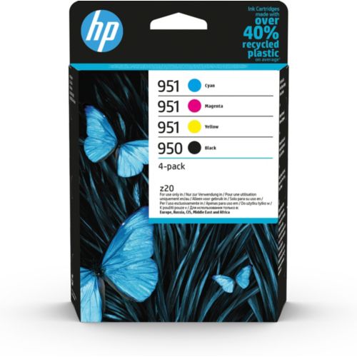 HP 953 pack 2 cartouches noires + 3 cartouches couleur pour imprimante jet d 'encre sur