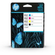 Cartouche d'encre HP 912 noire + 3 couleurs