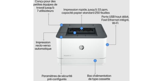 Imprimante laser HP LaserJet Pro 3002dw