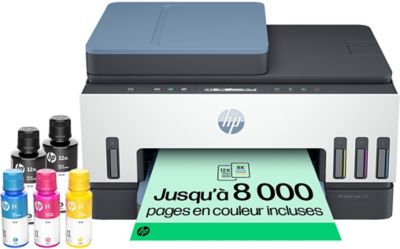 Imprimante jet d'encre HP Smart Tank 7306