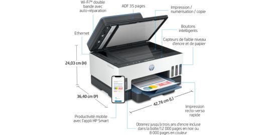 Multi Jet d'enc HP Smart Tank 7306