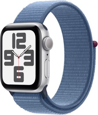 Montre connectée APPLE WATCH SE 40MM Alu/Argent Bleu hiver Loop 2023
