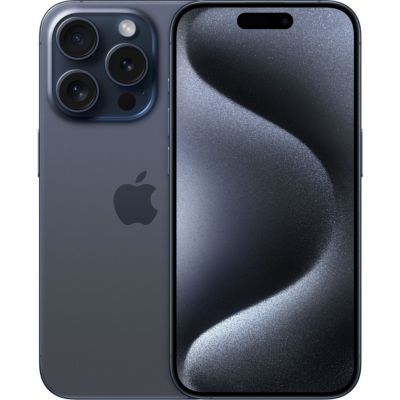 Location Smartphone Apple iPhone 15 Pro Titane Bleu 128Go 5G Reconditionné Grade C