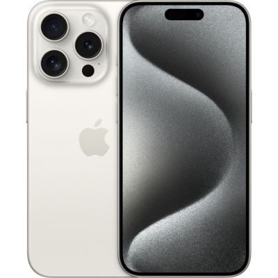 Location Smartphone Apple iPhone 15 Pro Titane Blanc 1To 5G Reconditionné Grade B