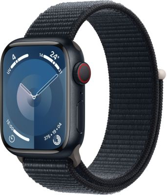 Montre connectée APPLE WATCH Serie 9 Cellular 41mm Aluminium/Minuit Loop