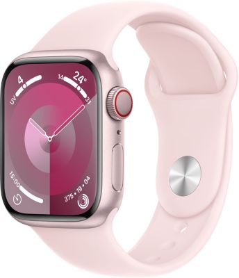 Montre connectée APPLE WATCH Serie 9 Cellular 41mm Aluminium/Rose M/L