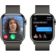 Location Montre connectée Apple watch 41mm Acier/Grap Mil Grap Serie9 Loop Cell