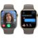 Location Montre connectée Apple watch 45mm Acier/Or Argile Serie 9 M/L Cell