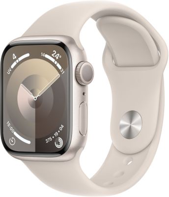 Montre connectée APPLE WATCH Serie 9 45mm Aluminium/Lumière stellaire M/L