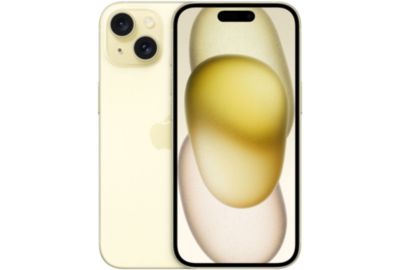 Smartphone APPLE iPhone 15 Jaune 128Go 5G