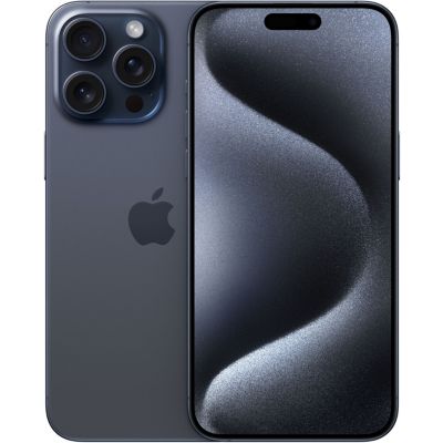 Location Smartphone Apple iPhone 15 Pro Max Titane Bleu 256Go 5G Reconditionné Grade C