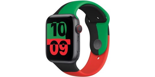 Bracelet APPLE Watch 44mm Sport Black Unity M/L