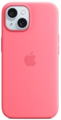 Coque APPLE Iphone 15 MagSafe silicone Rose
